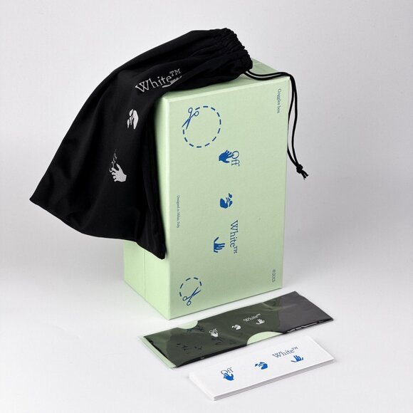 Off-White Ski Goggles – Black/Green Frame with Green Mirror Lens | Model OERI055 - Picture 11 of 11